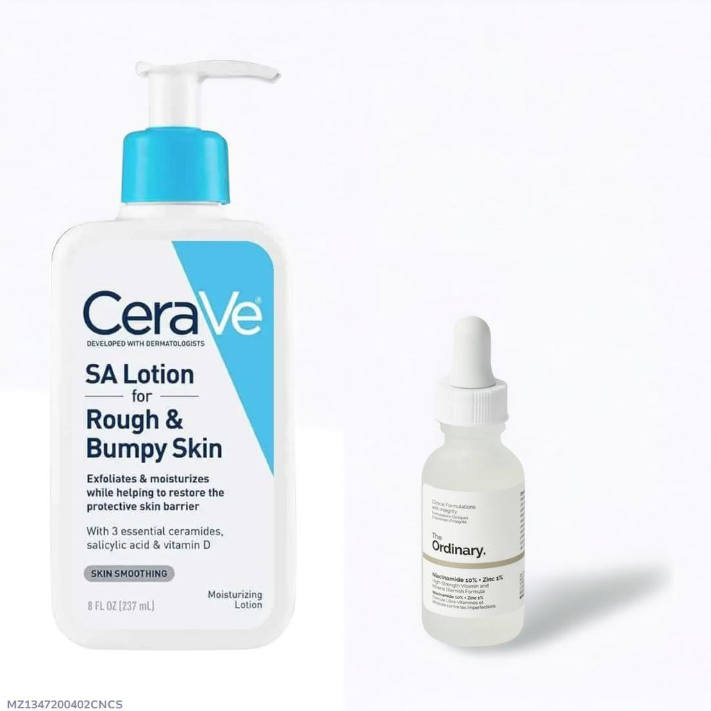 CeraVe Acne Control Cleanser + Niacinamide Serum Bundle